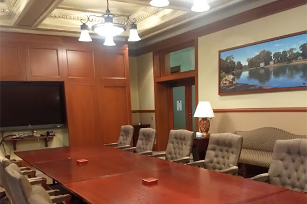 Room 225 table, chairs, decor